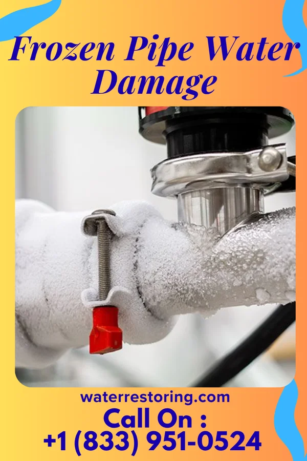 Frozen Pipe Water Damage in Monfort Heights, OH